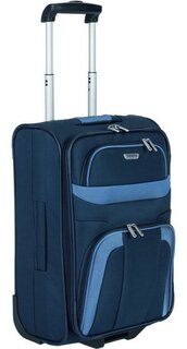 Мала валіза на 2-х колесах 37 л Travelite Orlando, синій
